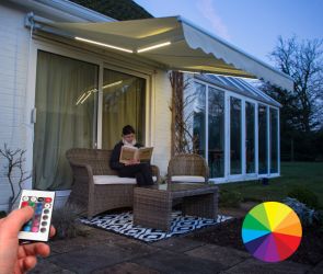 Kleurveranderende LED Verlichtings Kit - Voor Zonweringen met 3m Uitval